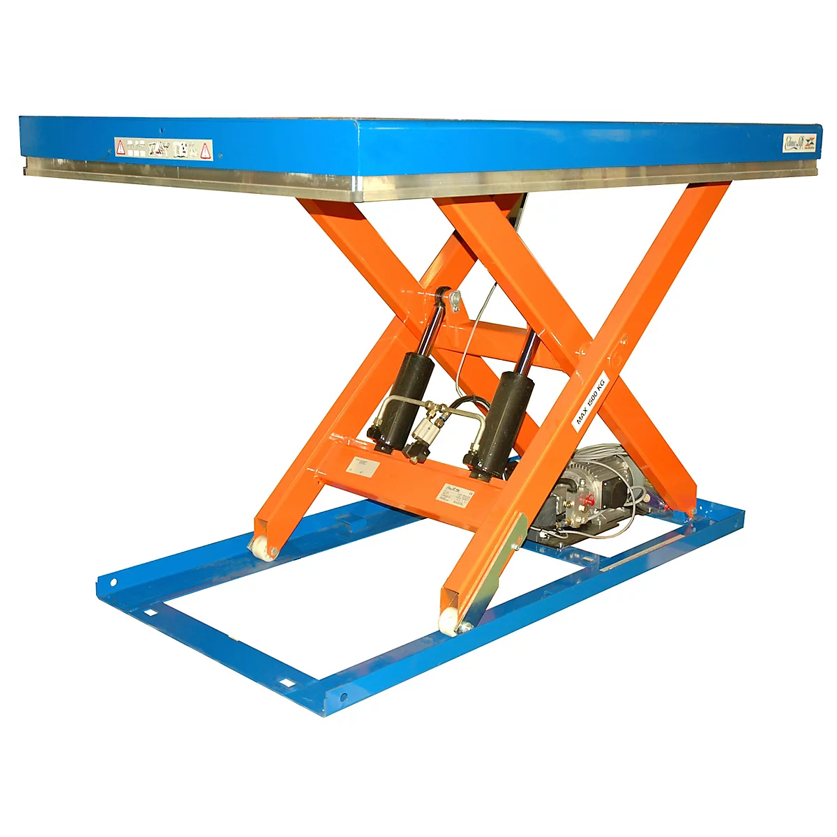 Compacte schaarheftafel TM 1500B, 1500 kg draagvermogen
