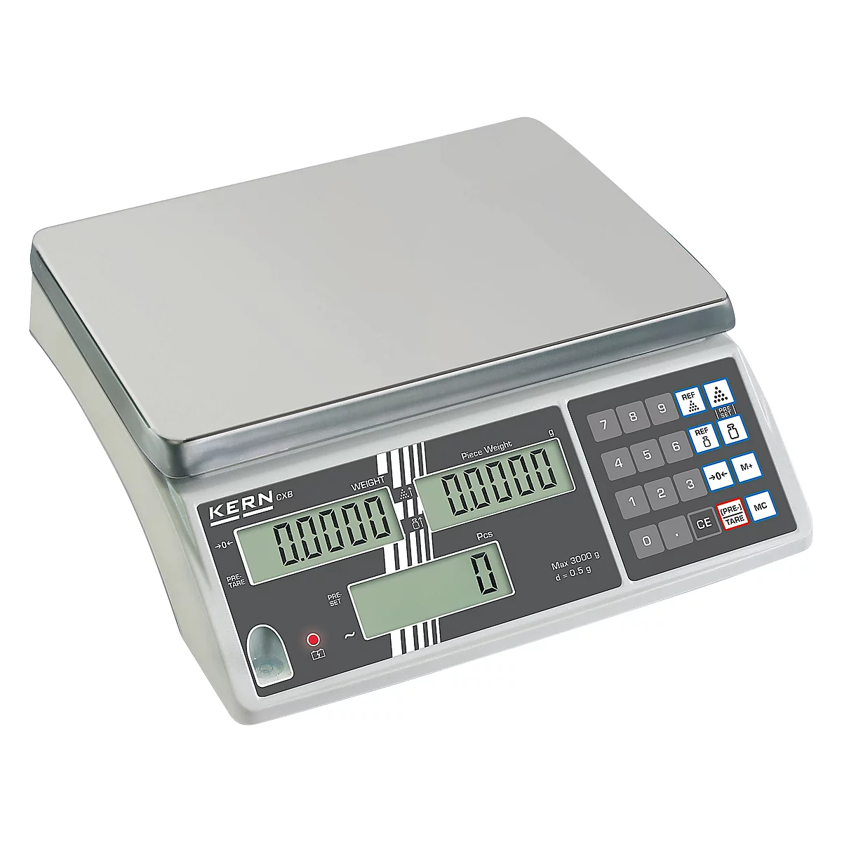 Compacte telweegschaal KERN CXB, 3 kg