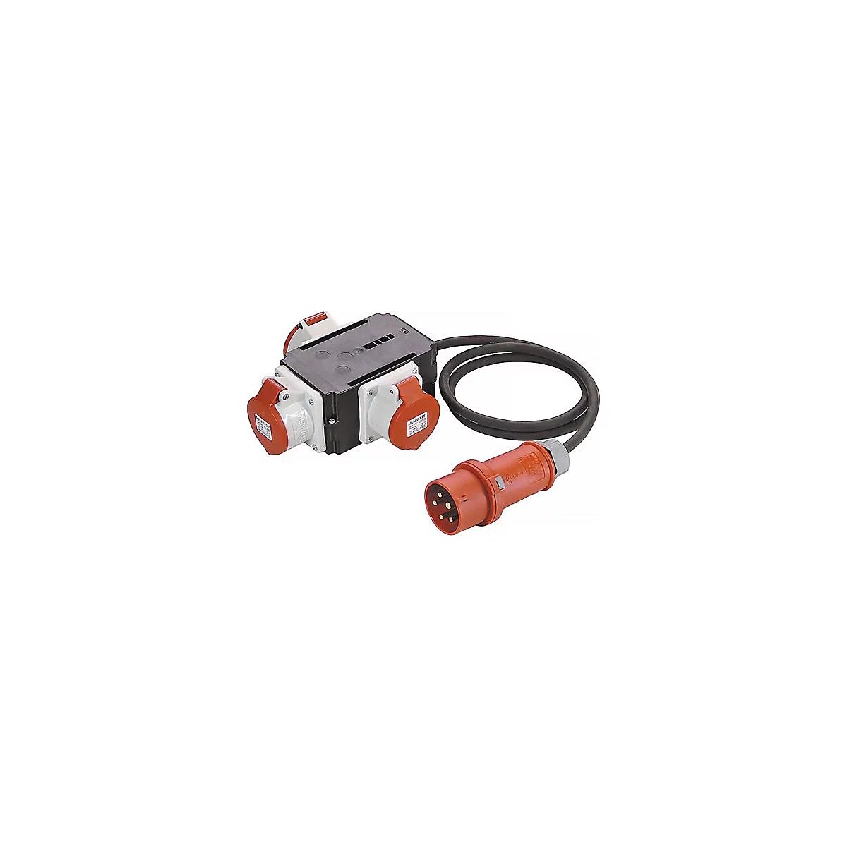 Compacte verdeler MIXO NECKAR CEE-16 A,5-polig 3xCEE 400V AS-SCHWABE