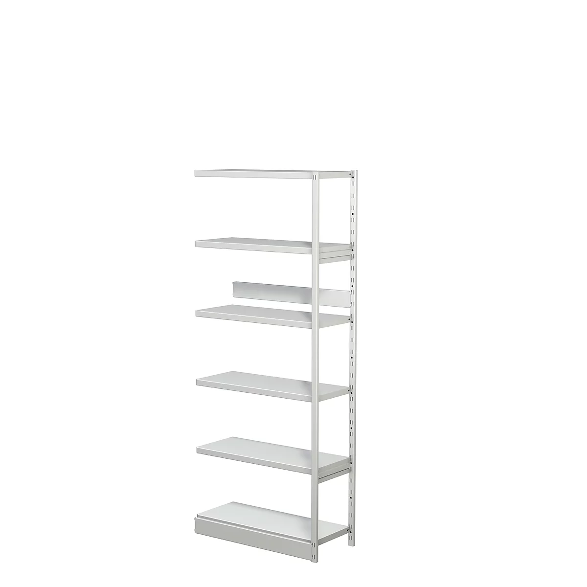 Complete stelling PROGRESS 500 T, aanbouwsectie, zonder achterwand, H 1900 x B 750 x D 340 mm