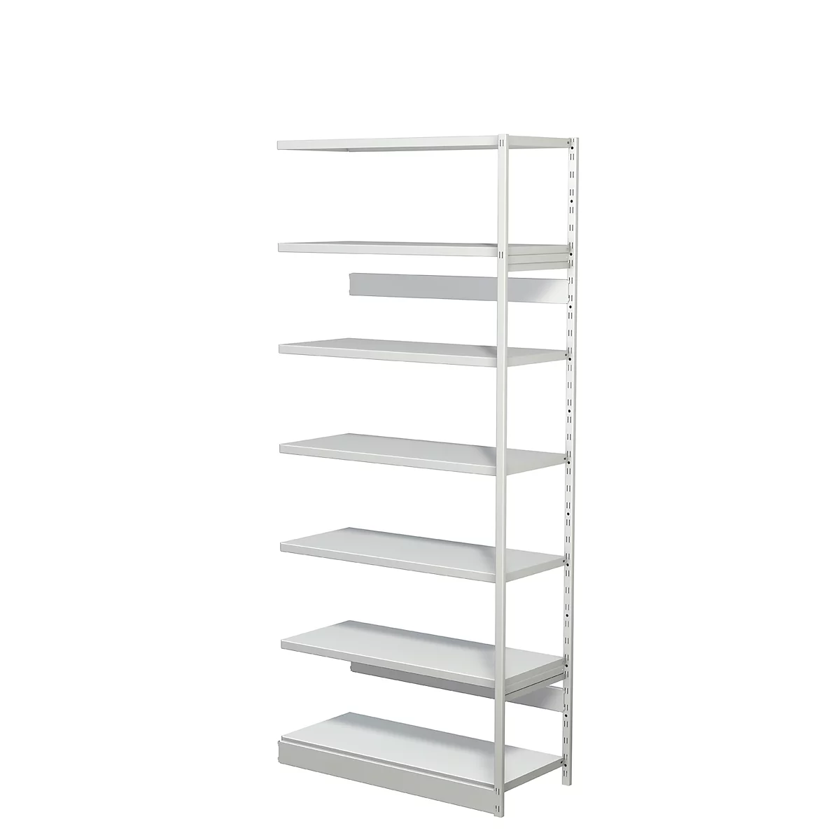 Complete stelling PROGRESS 500 T, aanbouwsectie, zonder achterwand, H 2250 x B 950 x D 440 mm