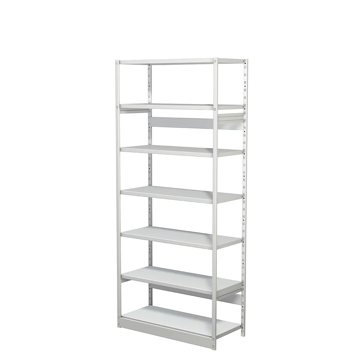 Complete stelling PROGRESS 500 T, basissectie, zonder achterwand, H 2250 x B 960 x D 400 mm