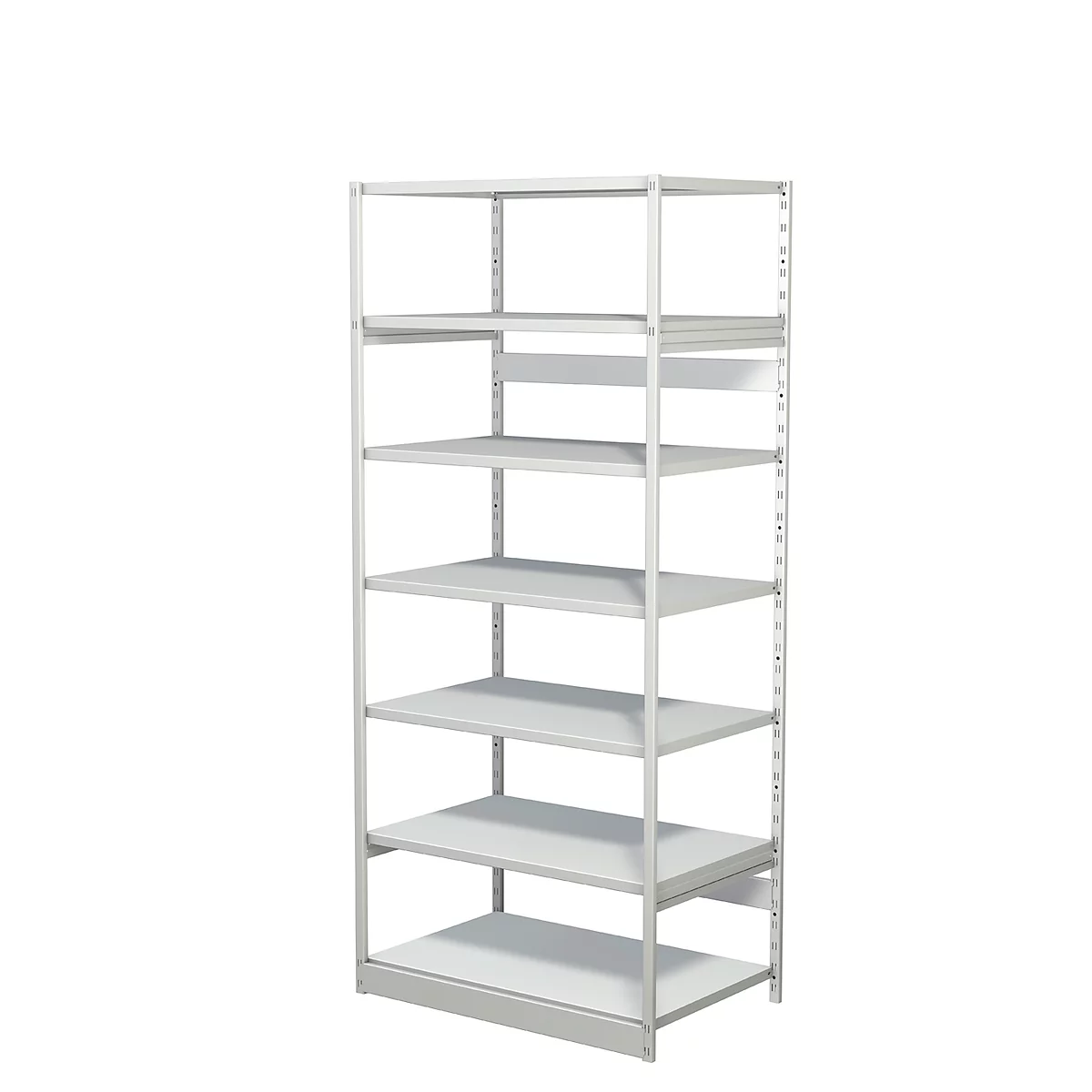 Complete stelling PROGRESS 500 T, basissectie, zonder achterwand, H 2250 x B 960 x D 600 mm
