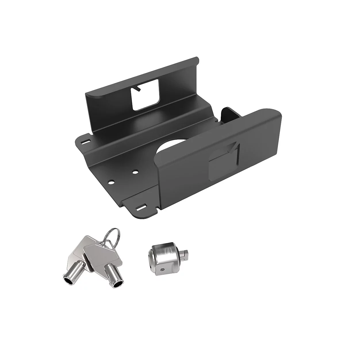 Compulocks Apple TV Security Mount (4K 3rd Gen) (2022) - Befestigungskit (Sicherheitsklammer, Verriegelungskopf) - belüftet - für Medienbox - verriegelbar - hochwertiges Aluminium