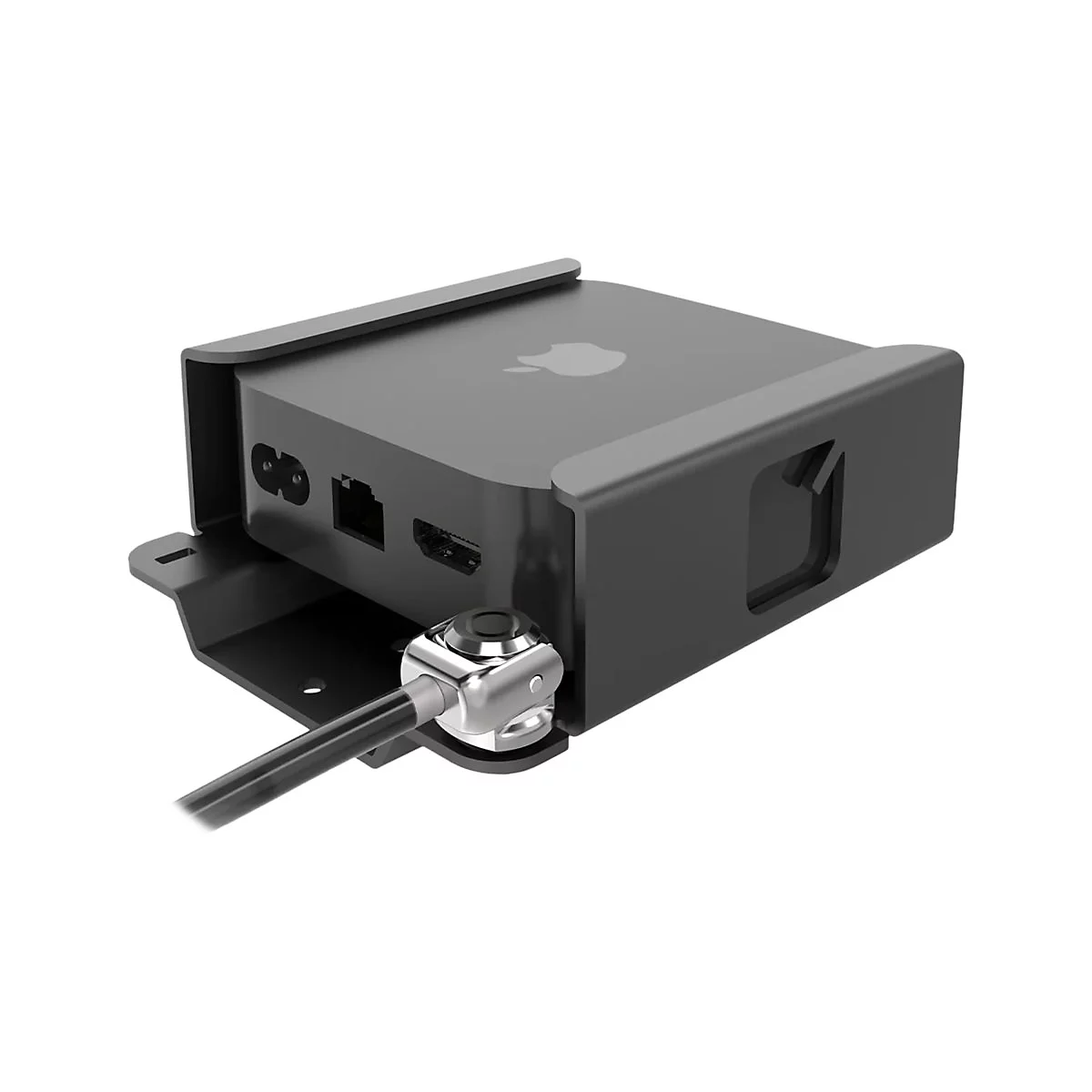 Compulocks Apple TV Security Mount (4K 3rd Gen) (2022) - Befestigungskit (Sicherheitsklammer, Verriegelungskopf) - belüftet - für Medienbox - verriegelbar - hochwertiges Aluminium