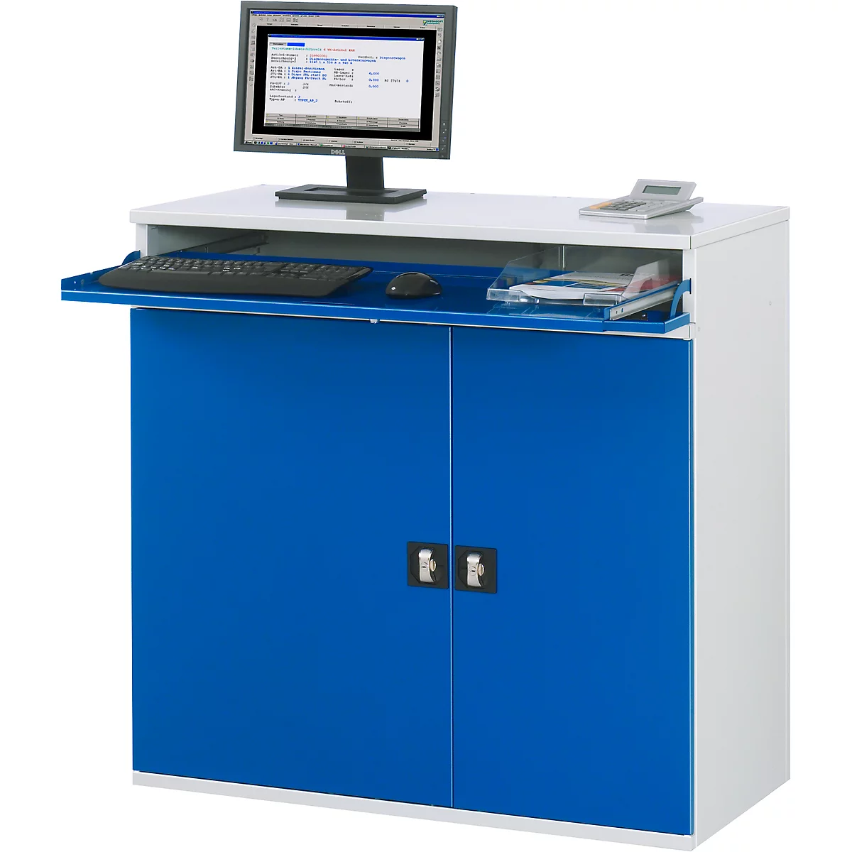 Computerkast type 1100T-M60, B 1100 x D 520 x H 1060 mm, stationair