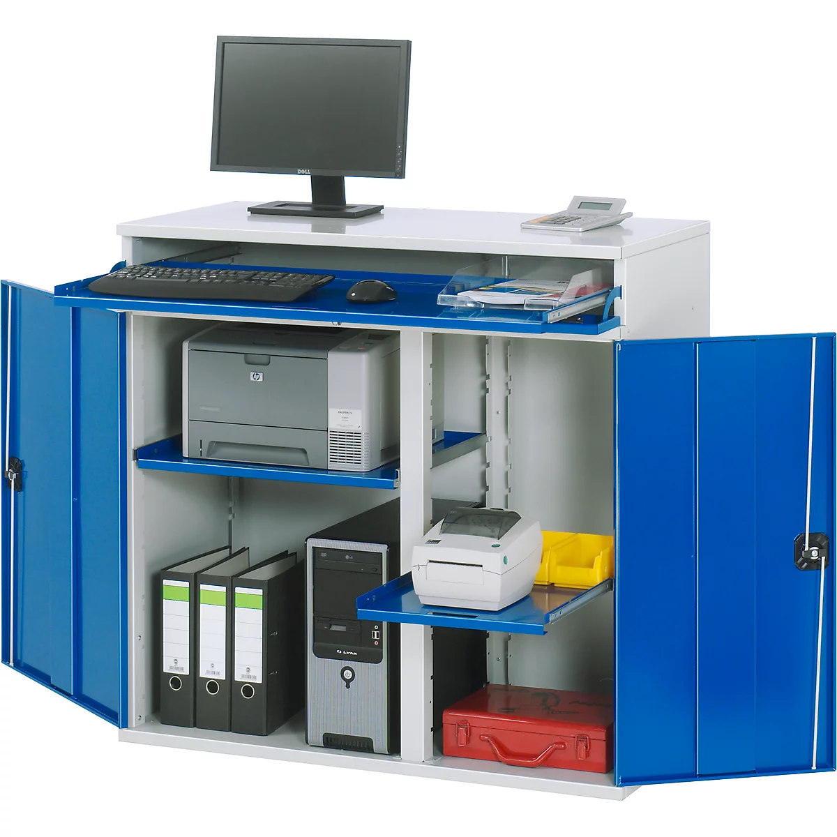 Computerkast type 1100T-M60, B 1100 x D 520 x H 1060 mm, stationair