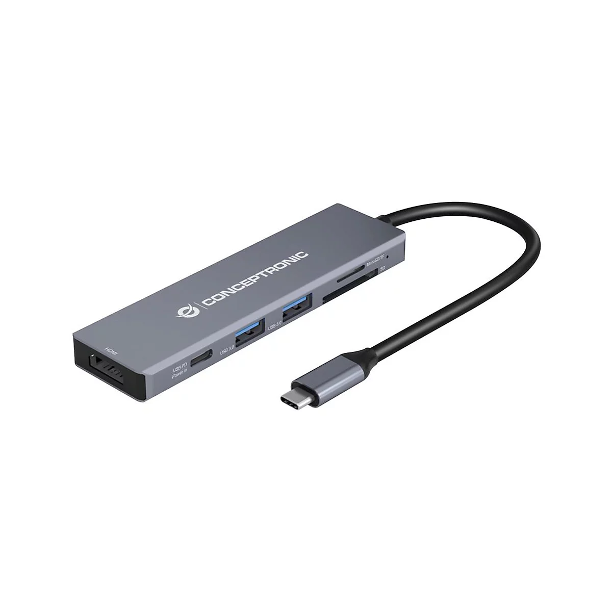 Conceptronic DONN23G - Dockingstation - USB-C 3.2 Gen 1 - HDMI