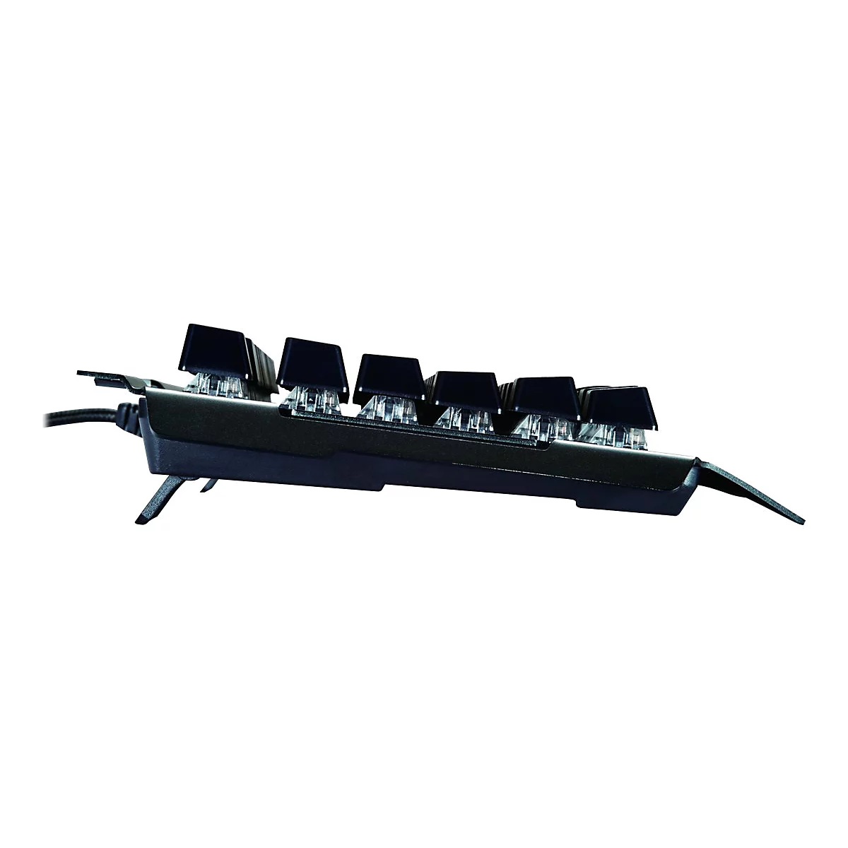 Conceptronic KRONIC - Tastatur - Hintergrundbeleuchtung - USB - Portugiesisch - Tastenschalter: blauer Schalter
