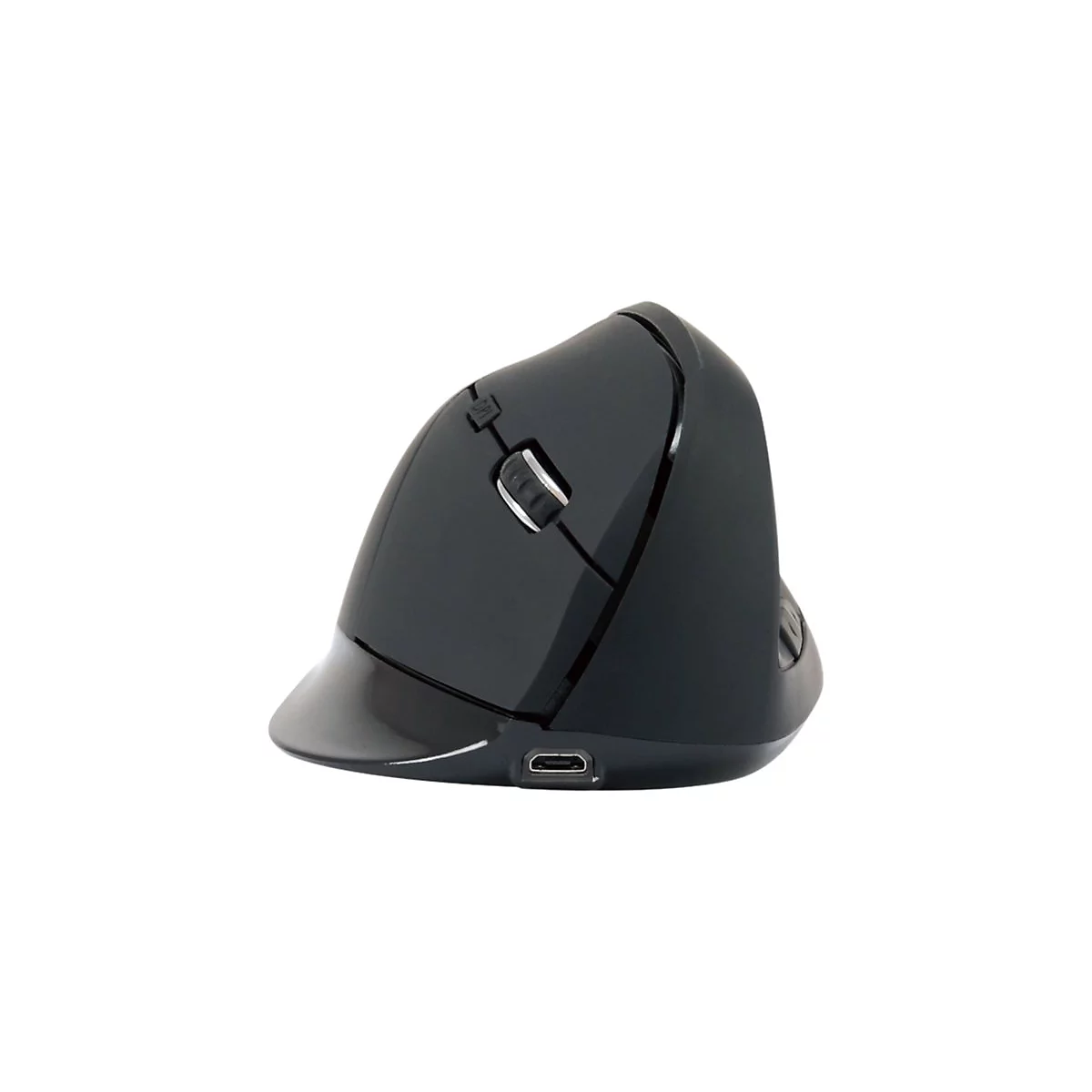 Conceptronic LORCAN03B ERGO - vertikale Maus - Bluetooth 5.2 - Schwarz