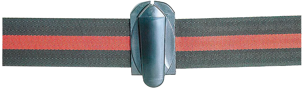 Conector de cinturón para soportes de aviso de cinturón, negro