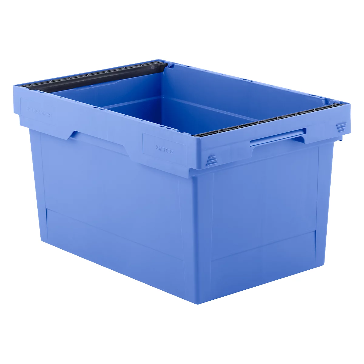 CONISCHE herbruikbare bak KMB B632, met beugel, 56 l