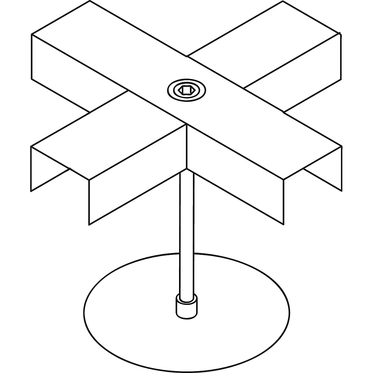 Connecteur en croix
