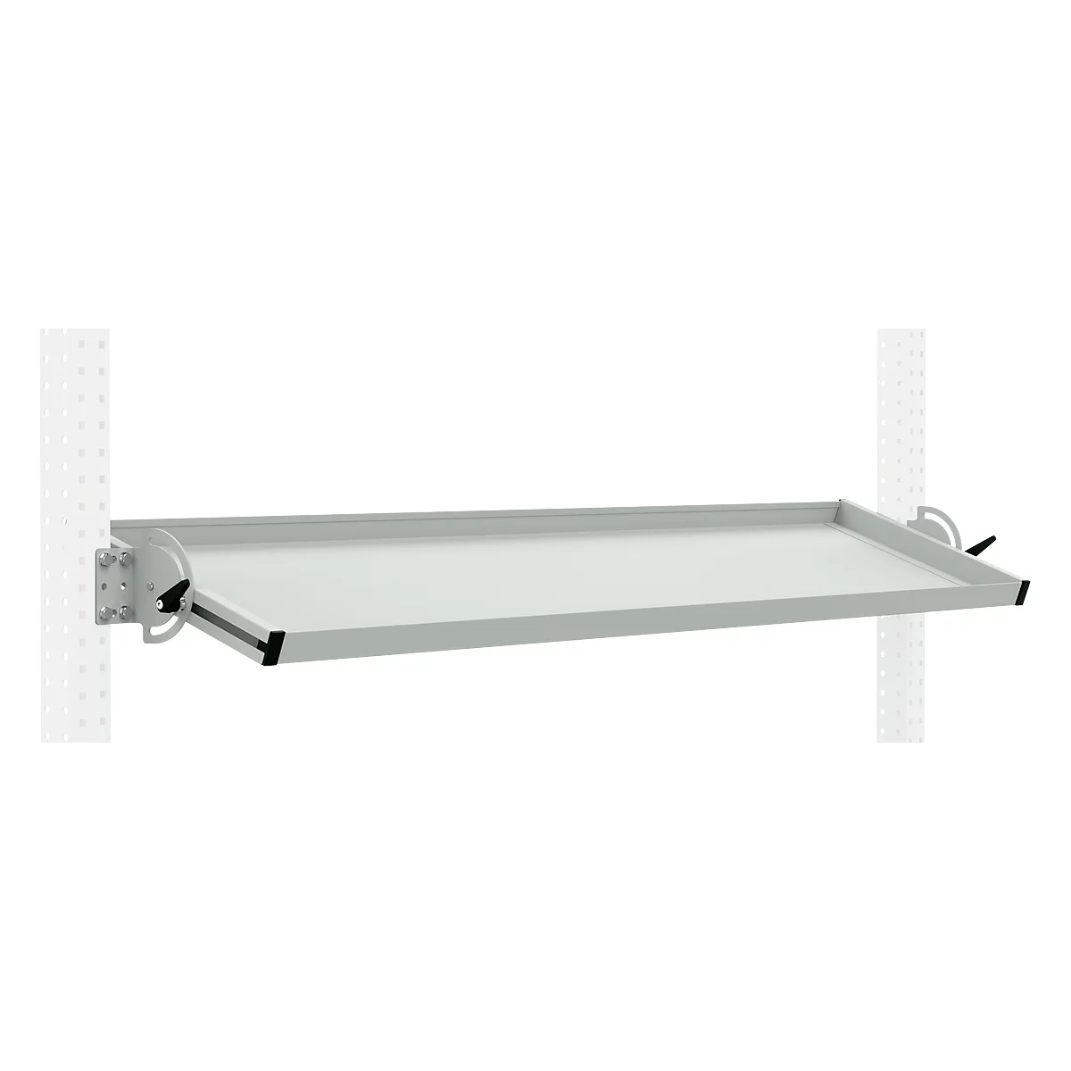 Console de rangement Packpool, inclinable, profondeur utile 345 mm, capacité de charge 35 kg, largeur 2000 mm