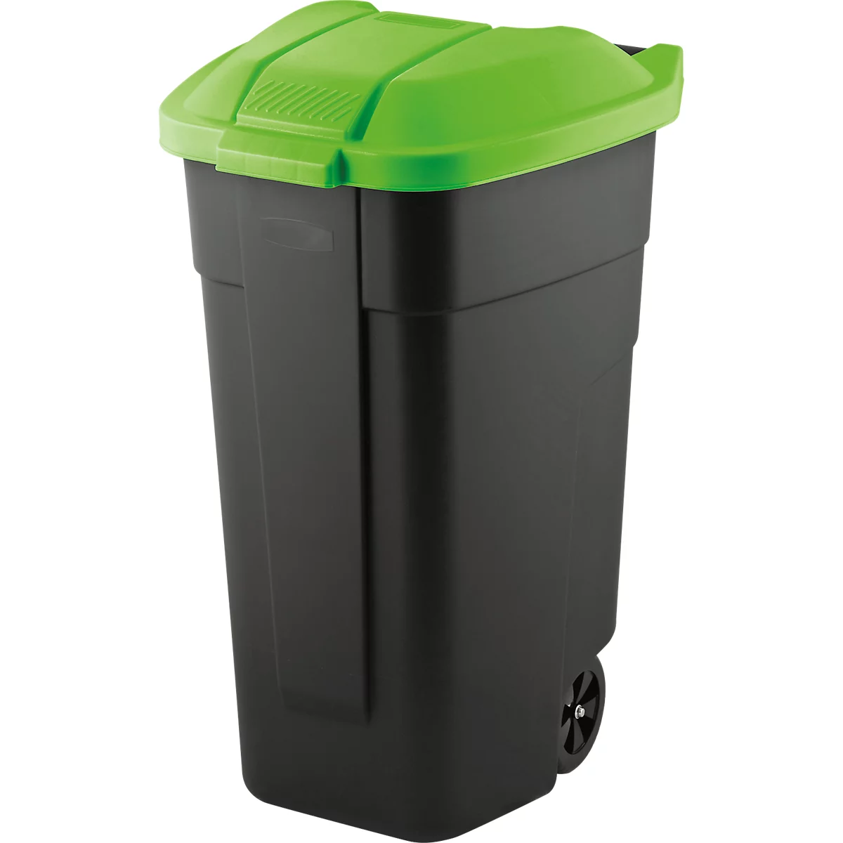 Container avec couvercle, anthracite, couvercle vert