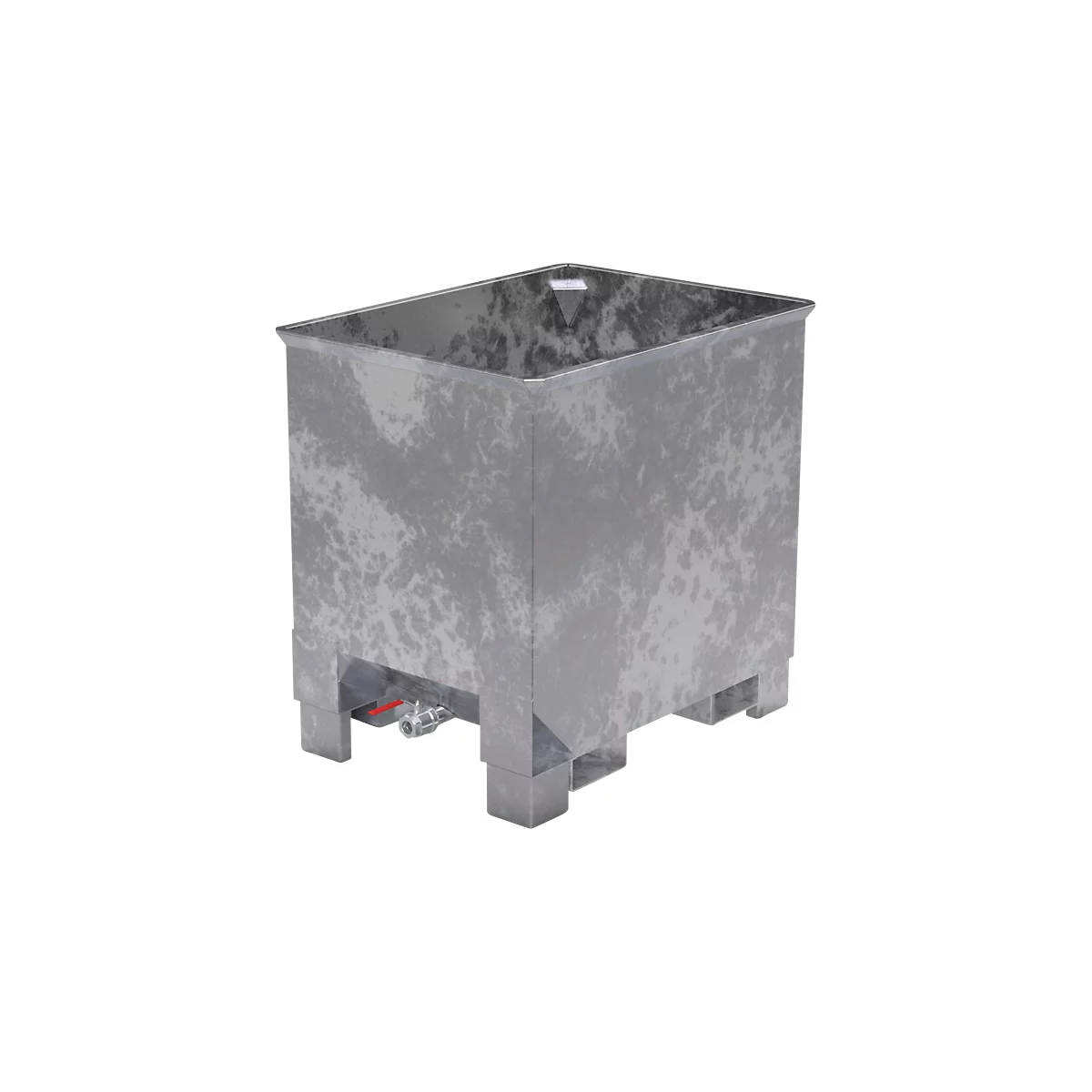 Container voor routetreinen type CS 30, 3-voudig stapelbaar, capaciteit 0,3 m³, tot 500 kg, gegalvaniseerd