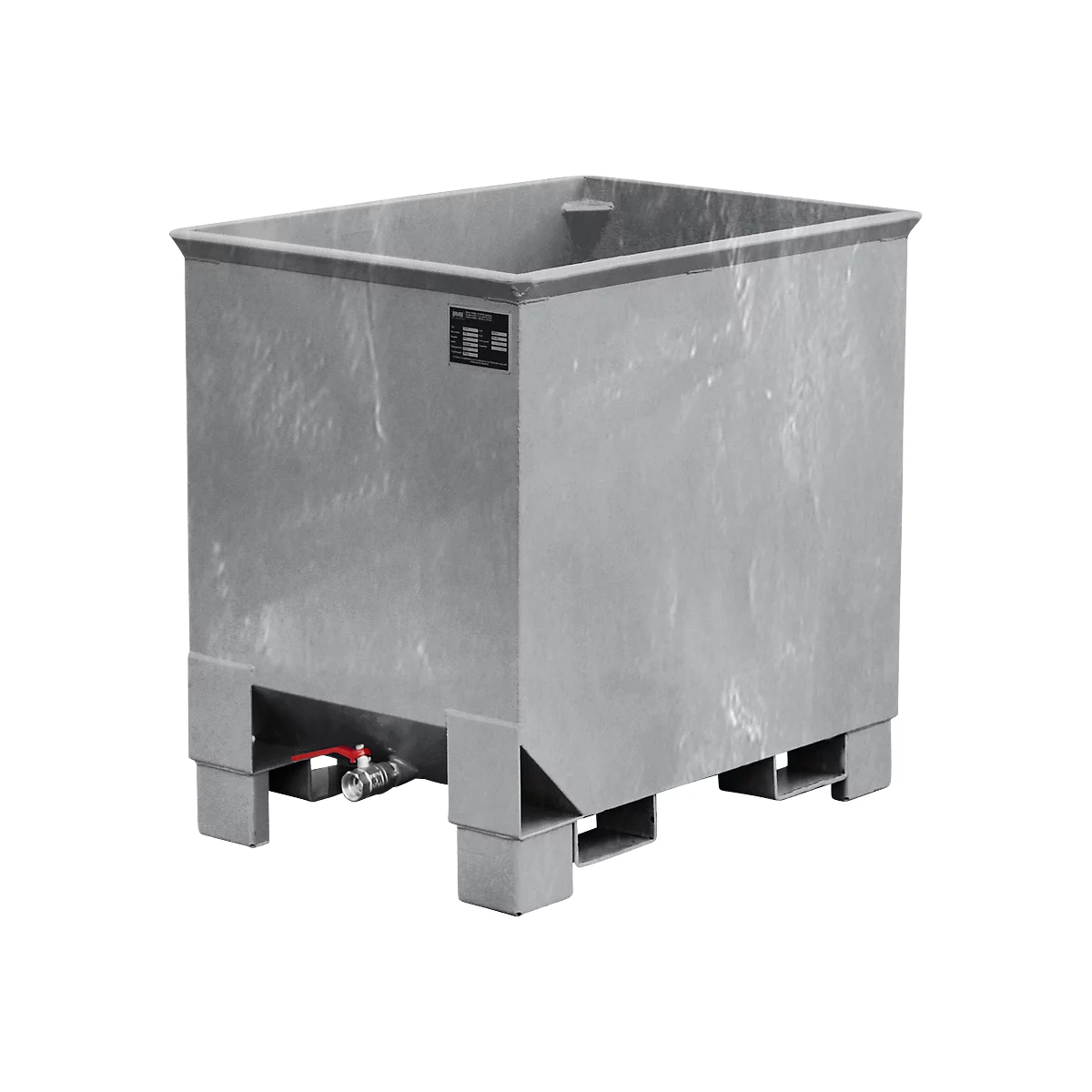 Container voor routetreinen type CS 30, 3-voudig stapelbaar, capaciteit 0,3 m³, tot 500 kg, gegalvaniseerd