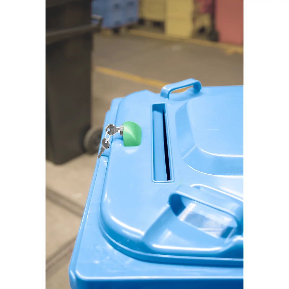 Container voor vertrouwelijke documenten GMT, 240 l, blauw