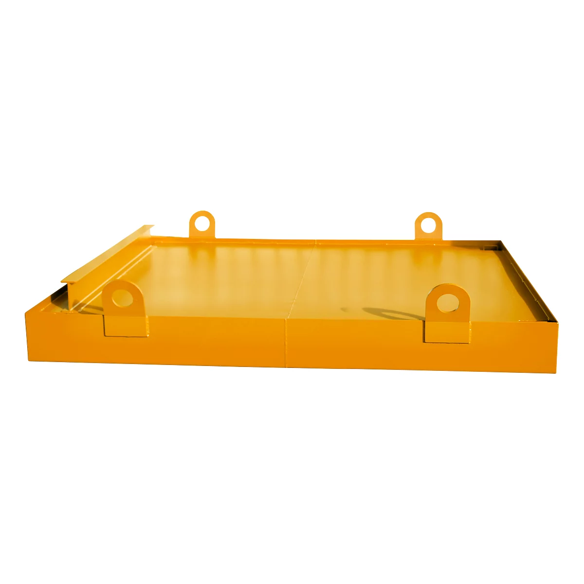Containerbak CW 2, staal, voor afzetcontainer tot 10 m³, neigingshoek 5°, 2800 x 2030 x 560, RAL2000