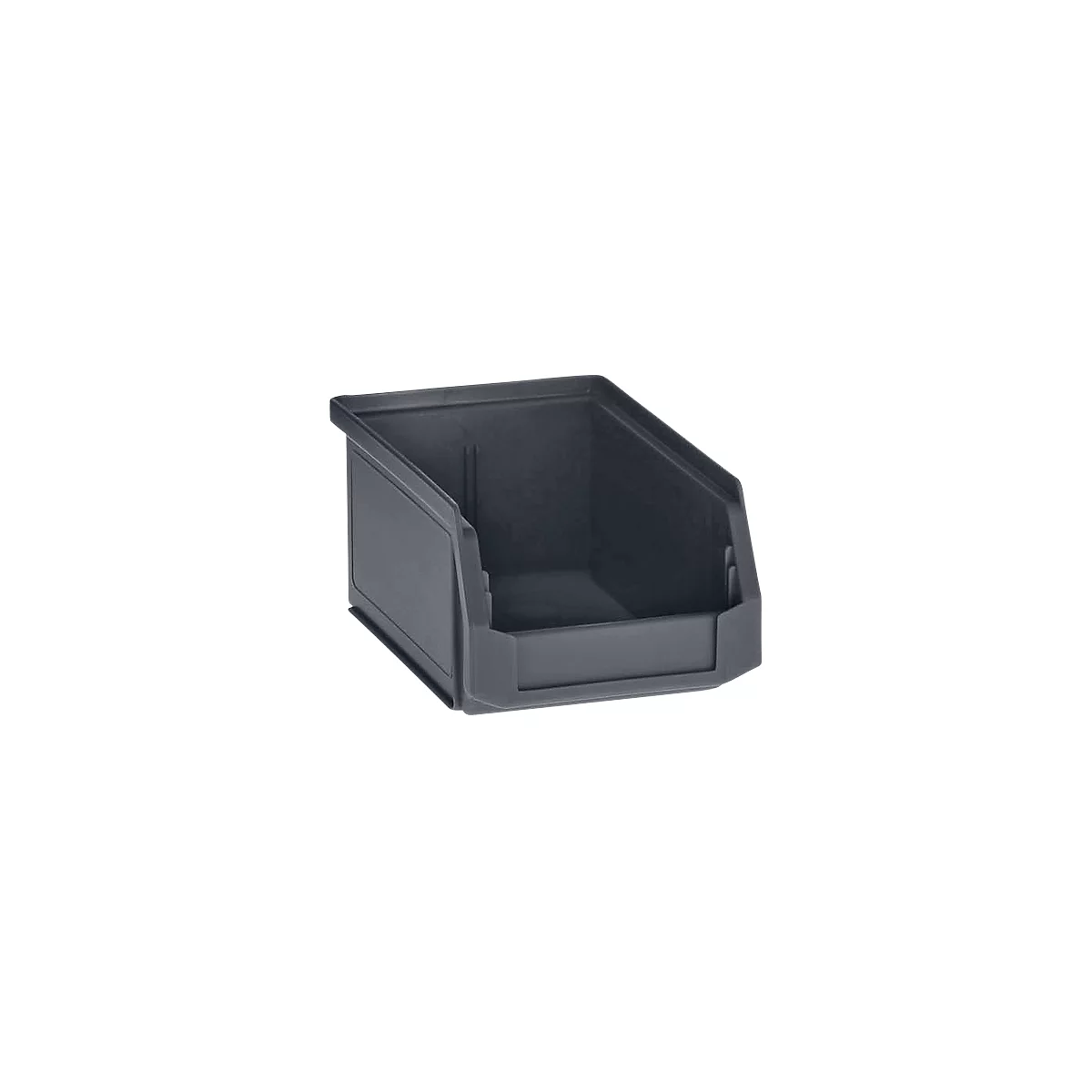 Contenedor abierto LF 211, conductivo ESD, negro, dimensiones externas L 168 x W 103 x H 76 mm, contenido 0,9 L