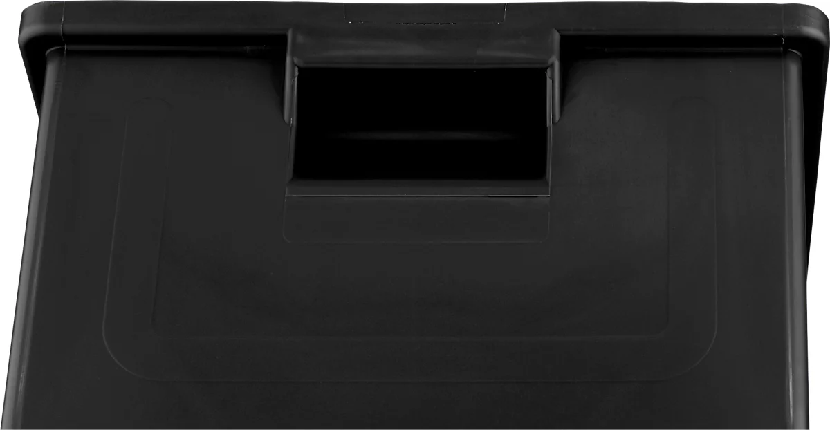Contenedor abierto LF 532, conductivo ESD, negro, dimensiones externas L 500 x W 312 x H 200 mm, contenido 23,5 L