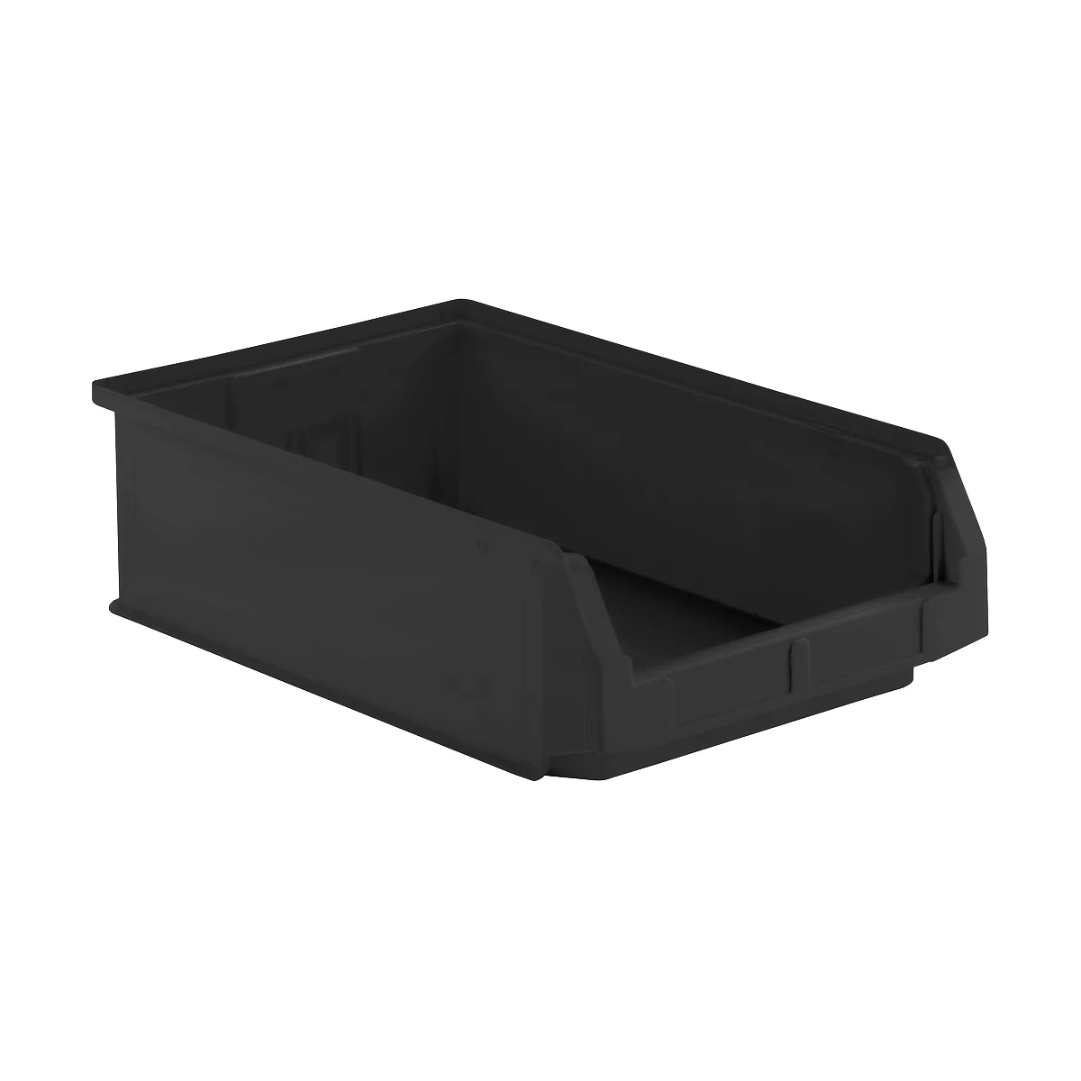 Contenedor abierto LF 532, conductivo ESD, negro, dimensiones externas L 500 x W 312 x H 200 mm, contenido 23,5 L