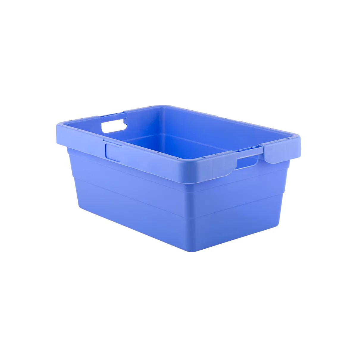 Contenedor apilable giratorio KS 18, 90 l, azul