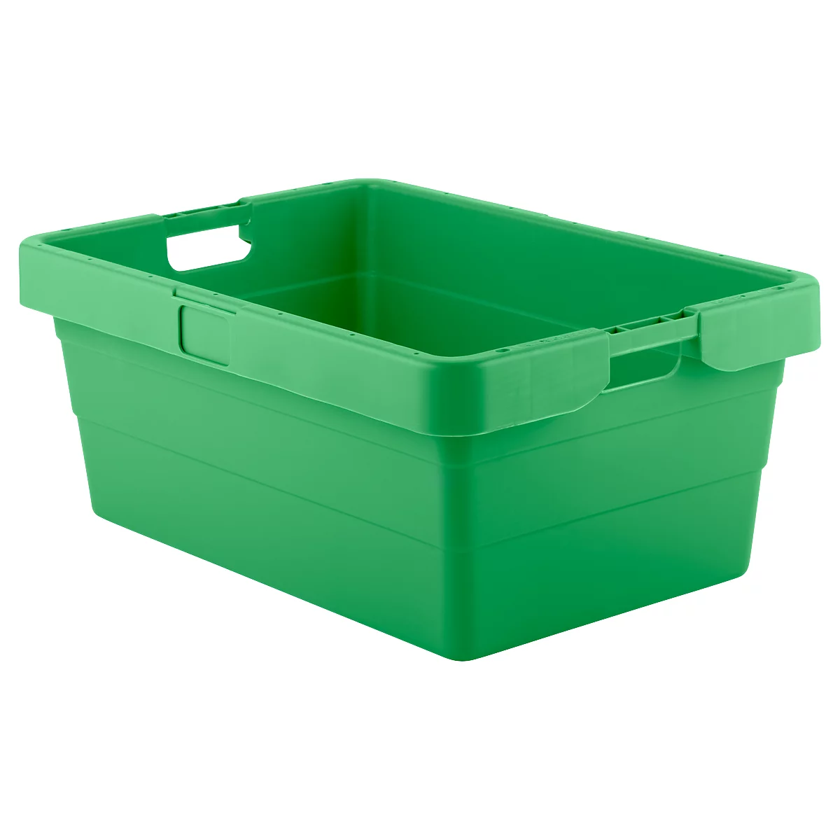 Contenedor apilable giratorio KS 18, 90 l, verde