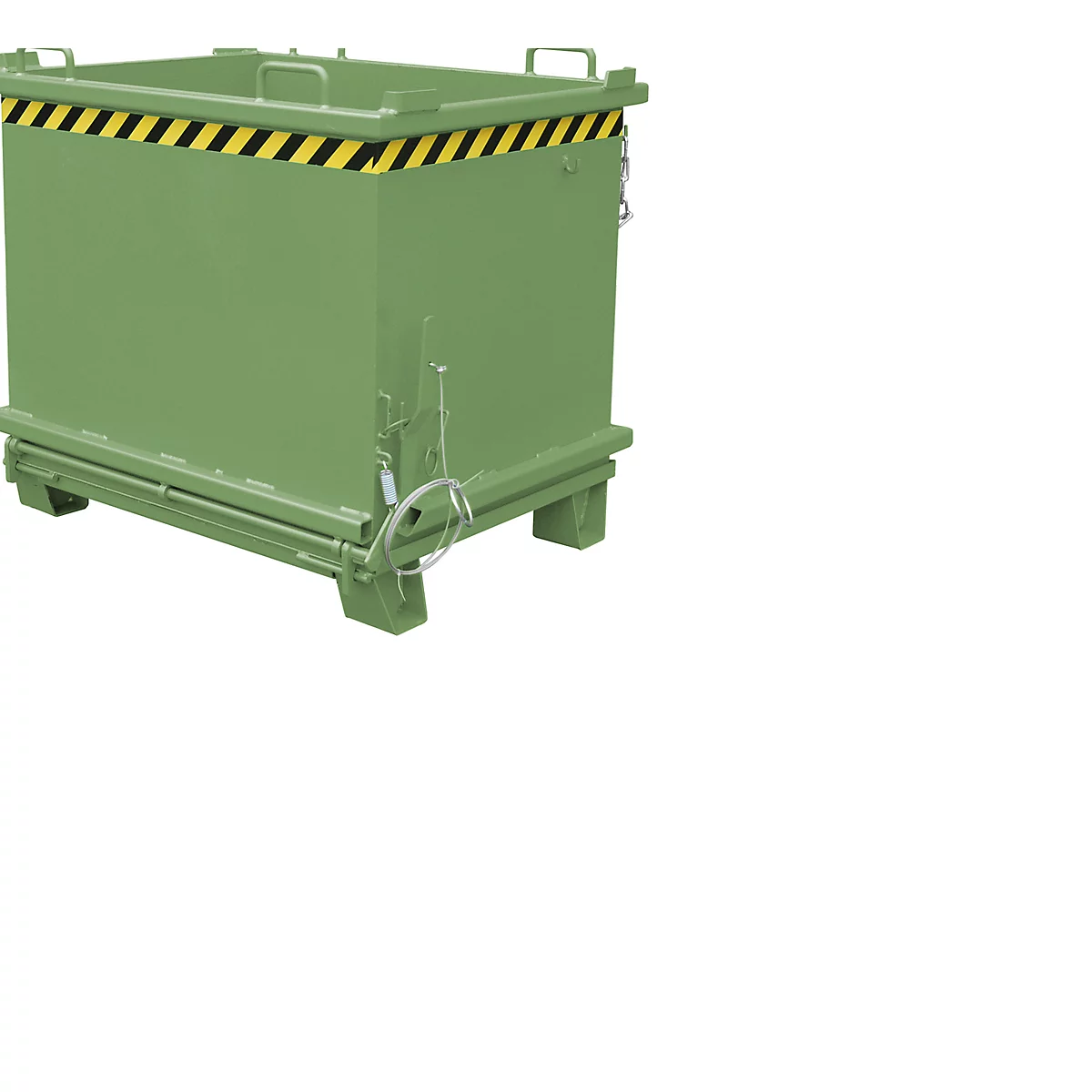 Contenedor con trampilla SB 1500, verde