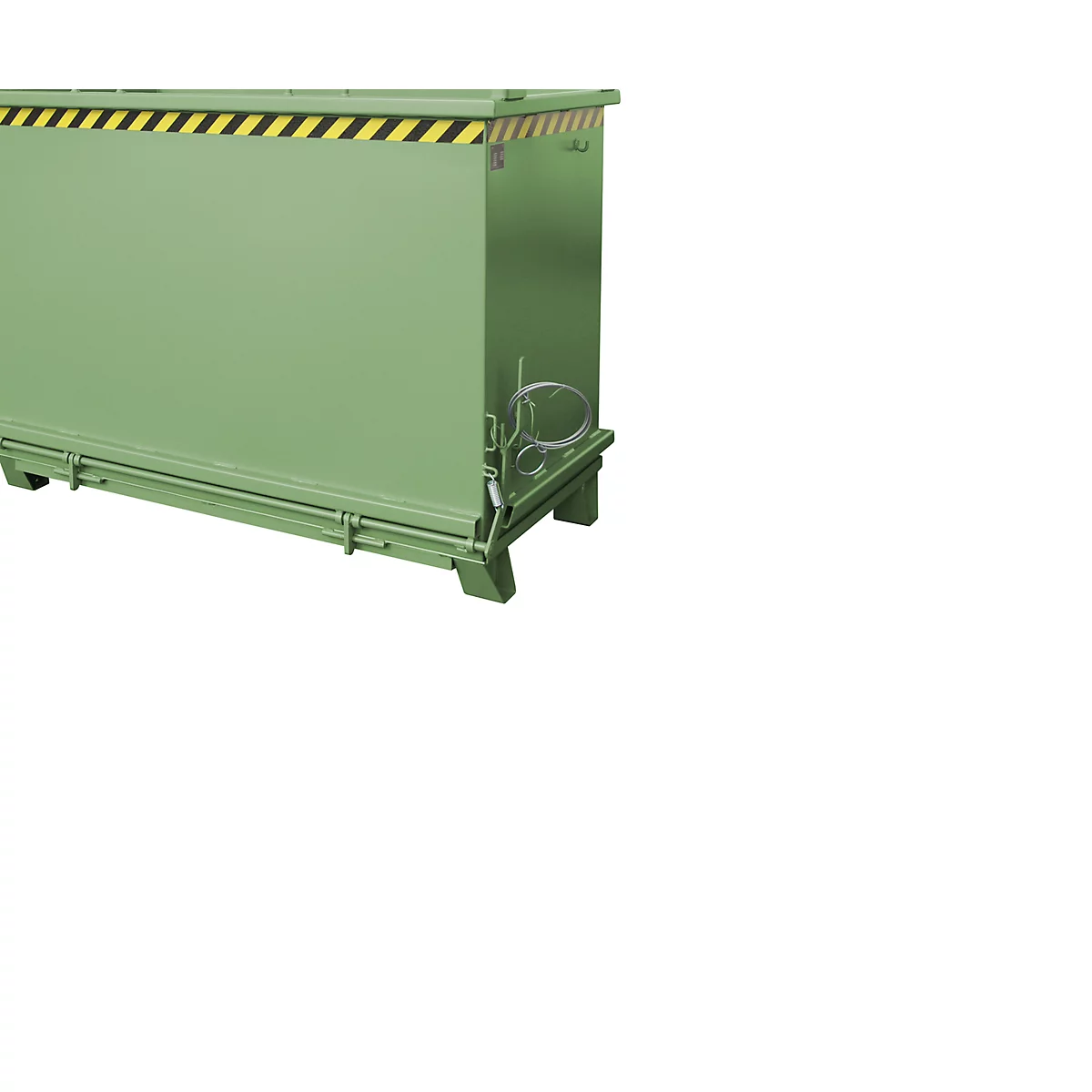 Contenedor con trampilla SB 2000, verde