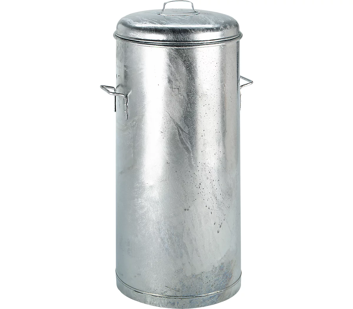Contenedor de basura de chapa de acero, 100 l, ø 420 x Al 840 mm
