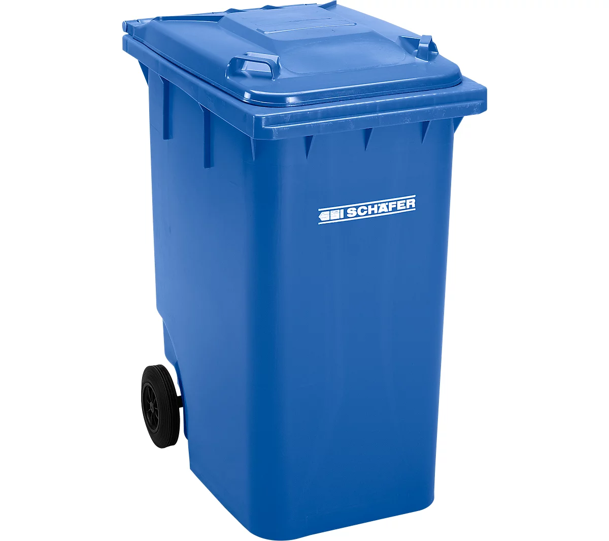 Contenedor de basura GMT, 360 l, móvil, azul