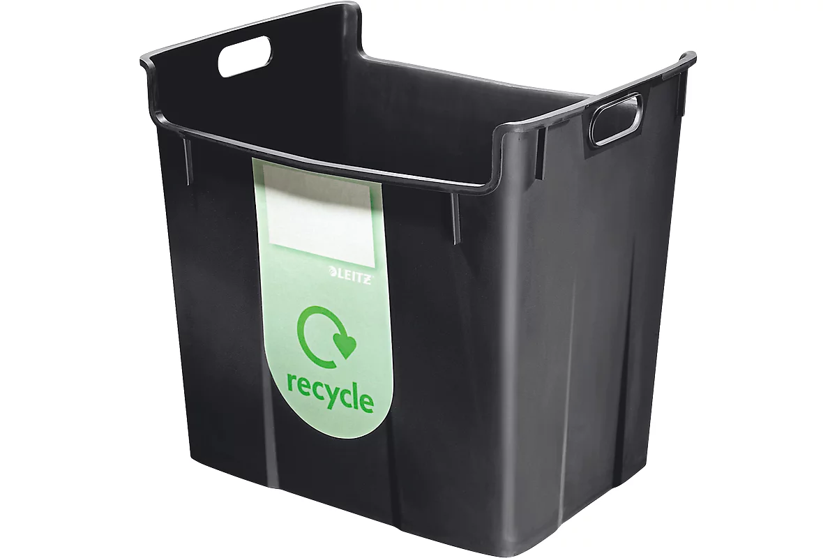 Contenedor de residuos reciclables, 40 l, negro