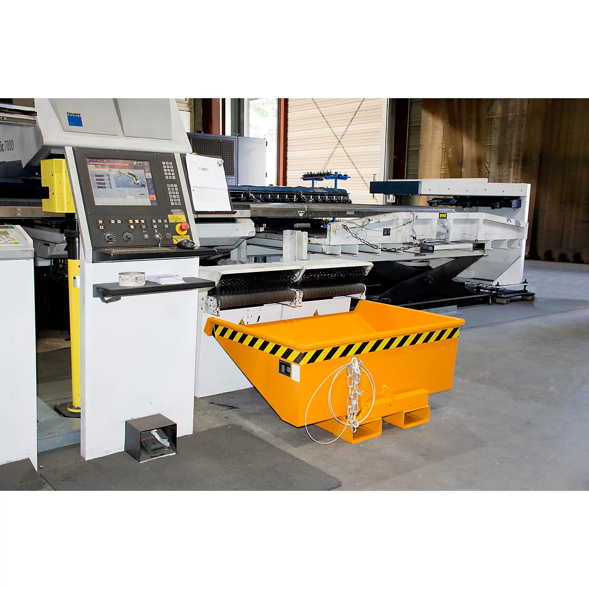 Conteneur basculant EXPO 225, RAL 2000