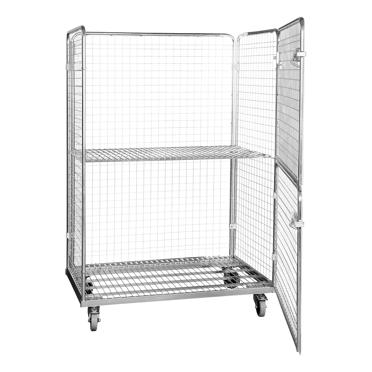 Conteneur en fils en acier 800 x 1200 mm, dimensions europalettes
