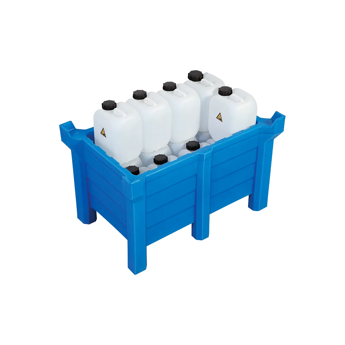 Conteneur gerbable de transport, construction fermée, 90 L
