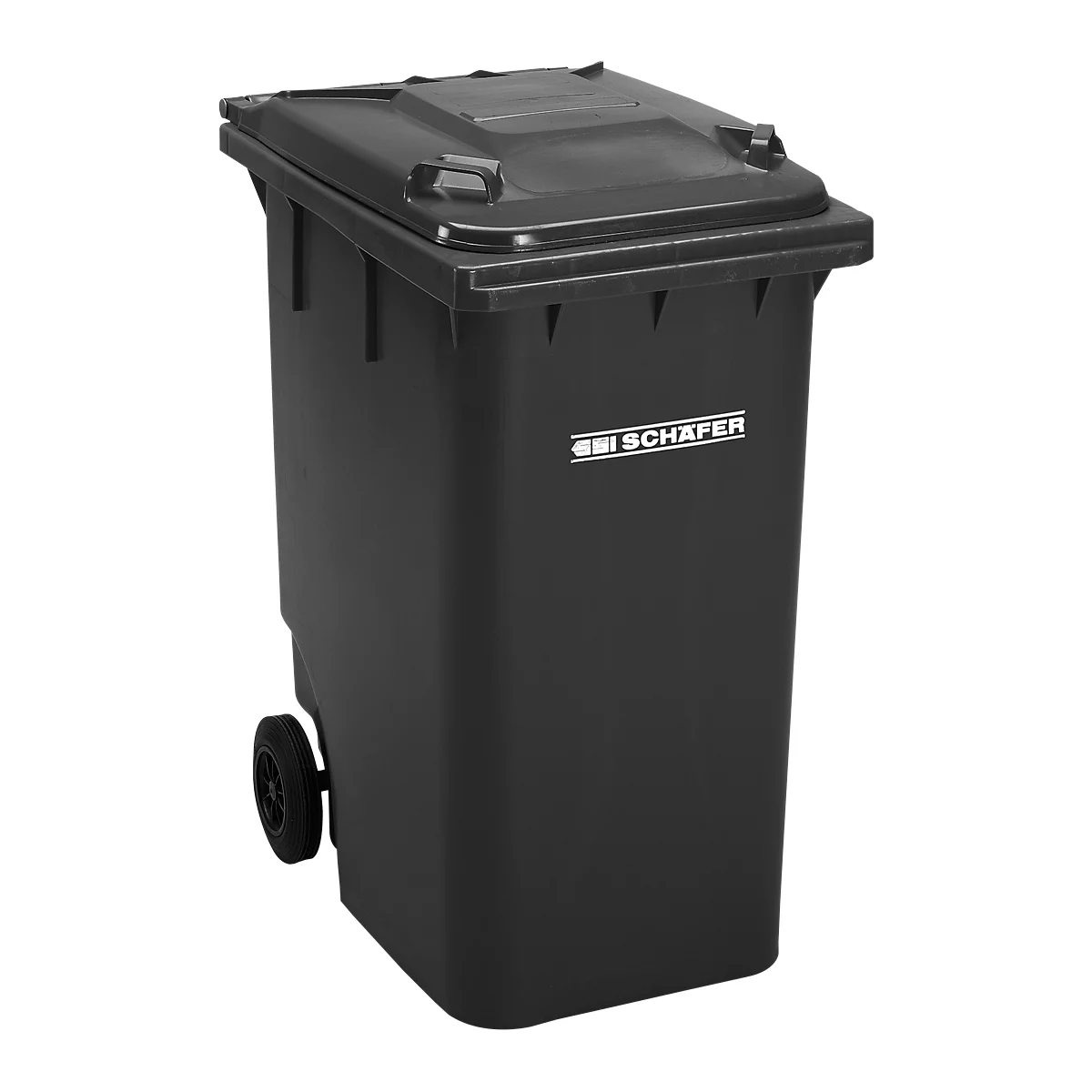 Conteneur GMT, 360 L, mobile, gris-noir