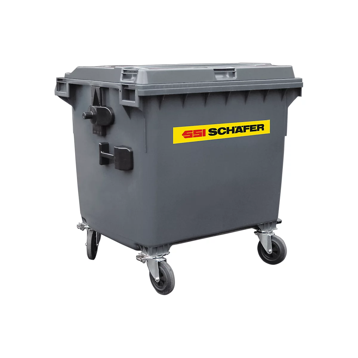 Conteneur poubelle MGB 1100 FD, plastique, 1100 L, anthracite