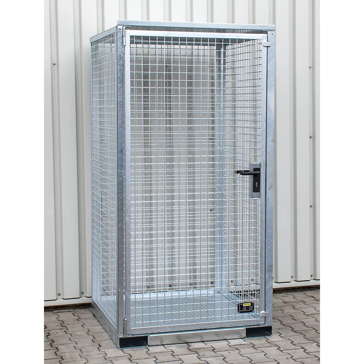 Conteneur pour bouteilles de gaz Bauer, TYPE GFC-E, diff. types de socles disponibles, verrouillable
