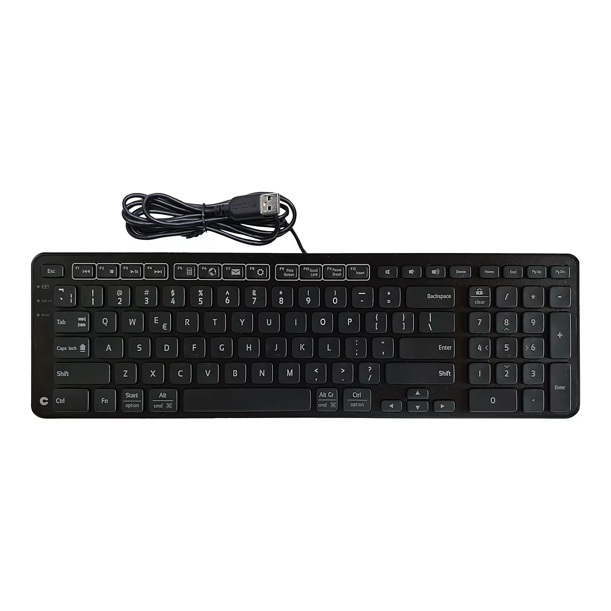 Contour Balance - Tastatur - USB - USA - Schwarz
