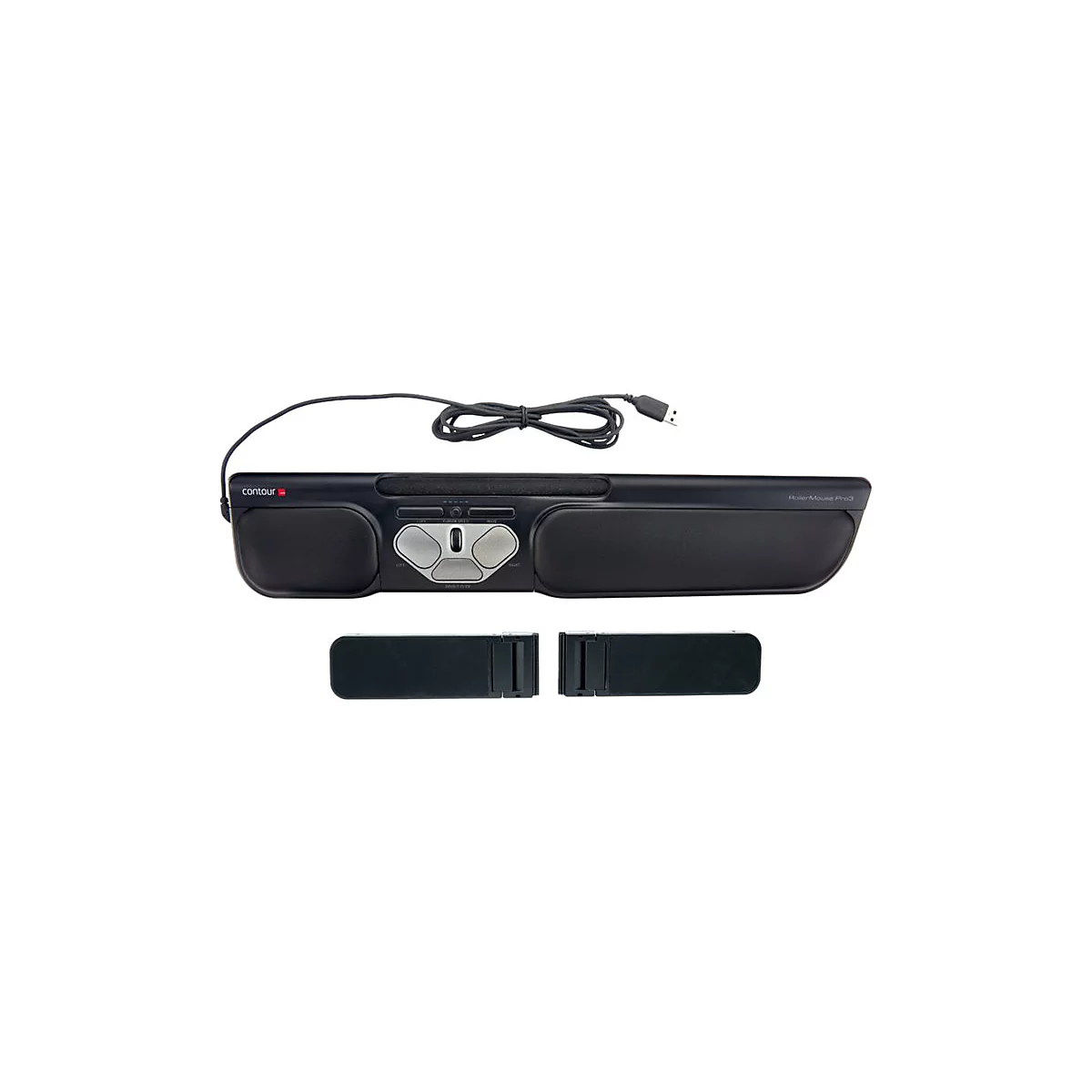 Contour Long/Short Wrist Rest - Tastatur-/Maus-Handgelenkauflage - für RollerMouse Pro3