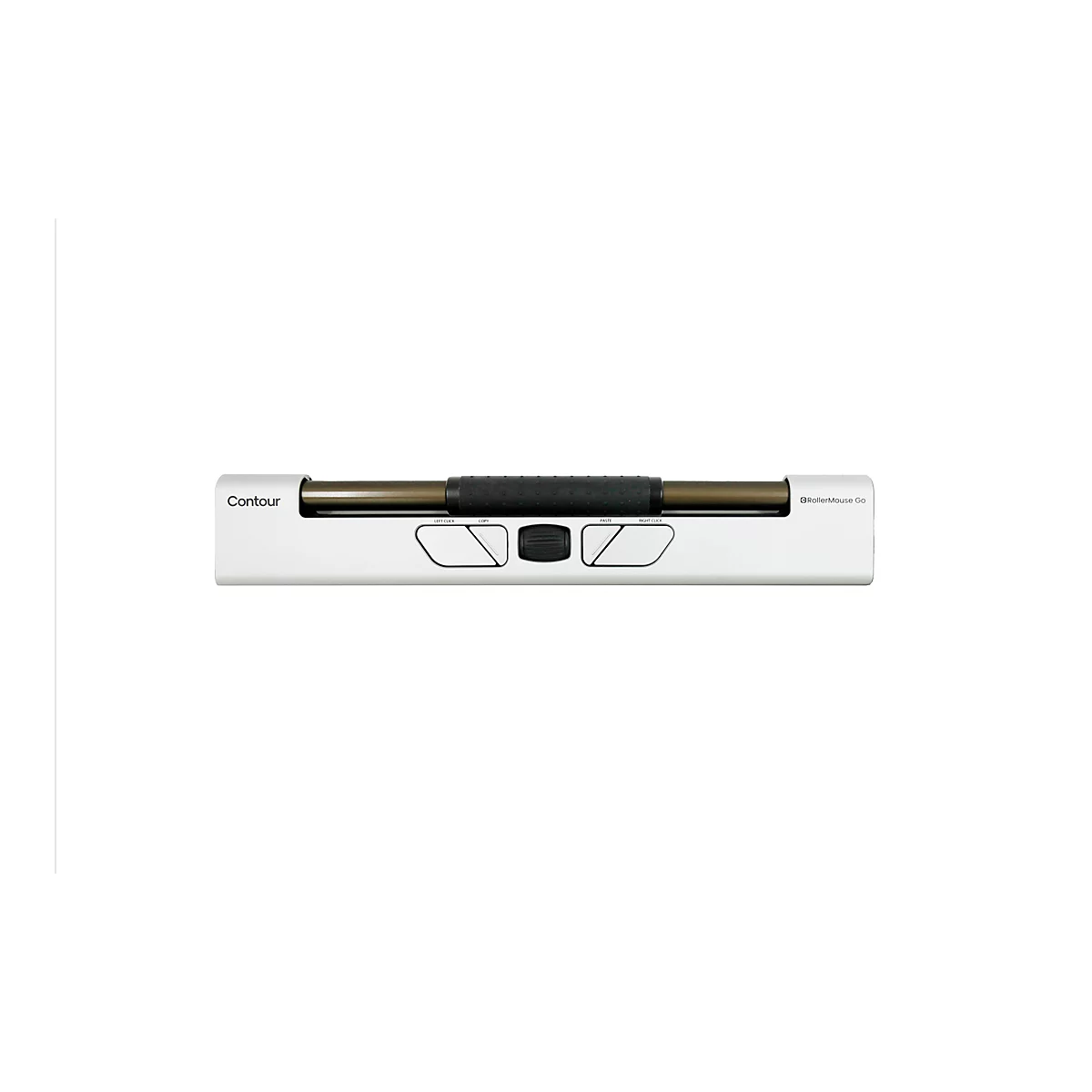 Contour RollerMouse Go - Zentrale Maus - antibakterielle Oberfläche, hohe Beständigkeit gegen Desinfektionsmittel - ergonomisch - mit RollerMouse Go Dock
