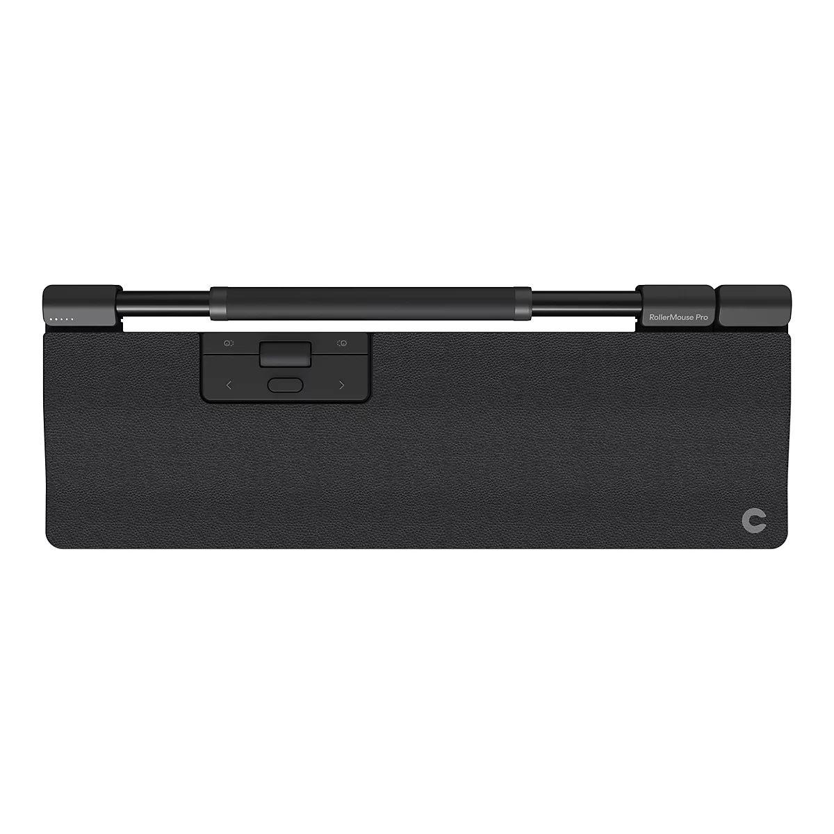 Contour RollerMouse Pro - Zentrale Maus - mit verlängerter Armauflage und veganem Leder - ergonomisch - 6 Tasten - kabelgebunden