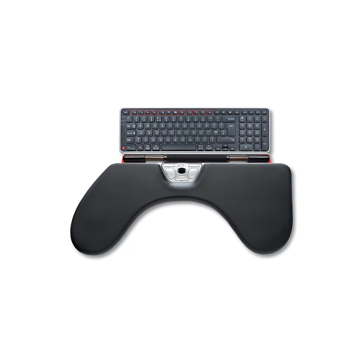 Contour RollerMouse Red Max - Zentrale Maus - ergonomisch - kabelgebunden - USB - Rot