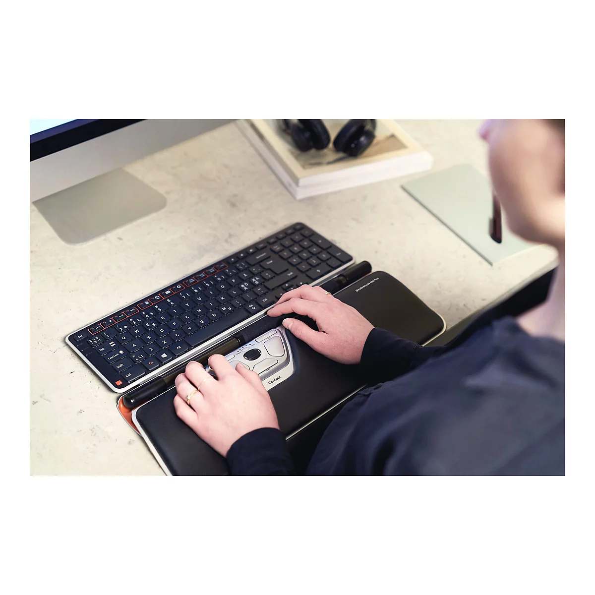 Contour RollerMouse Red Plus - Zentrale Maus - ergonomisch - 7 Tasten - kabelgebunden