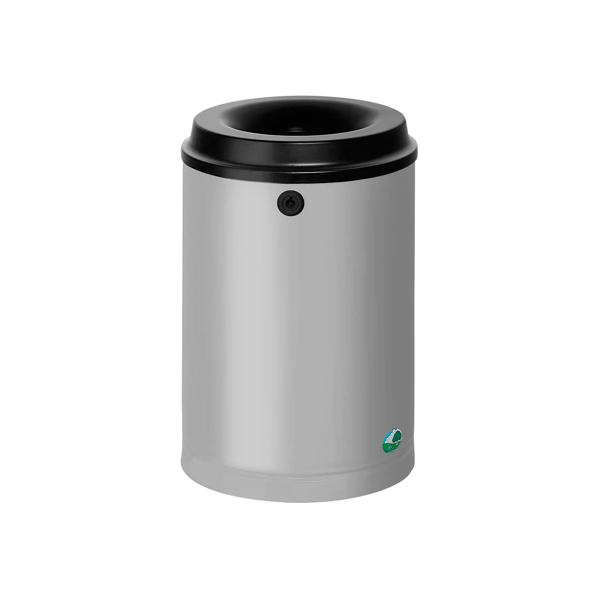 Corbeille à papier, 15 L, argent