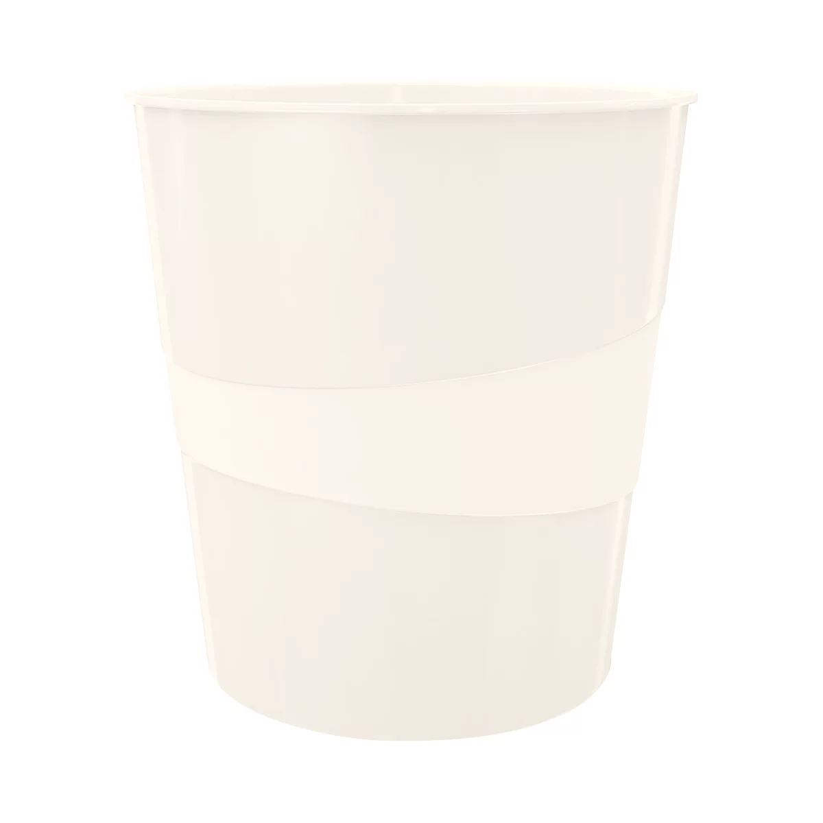 Corbeille à papier WOW LEITZ®, 15 L, blanc perlé
