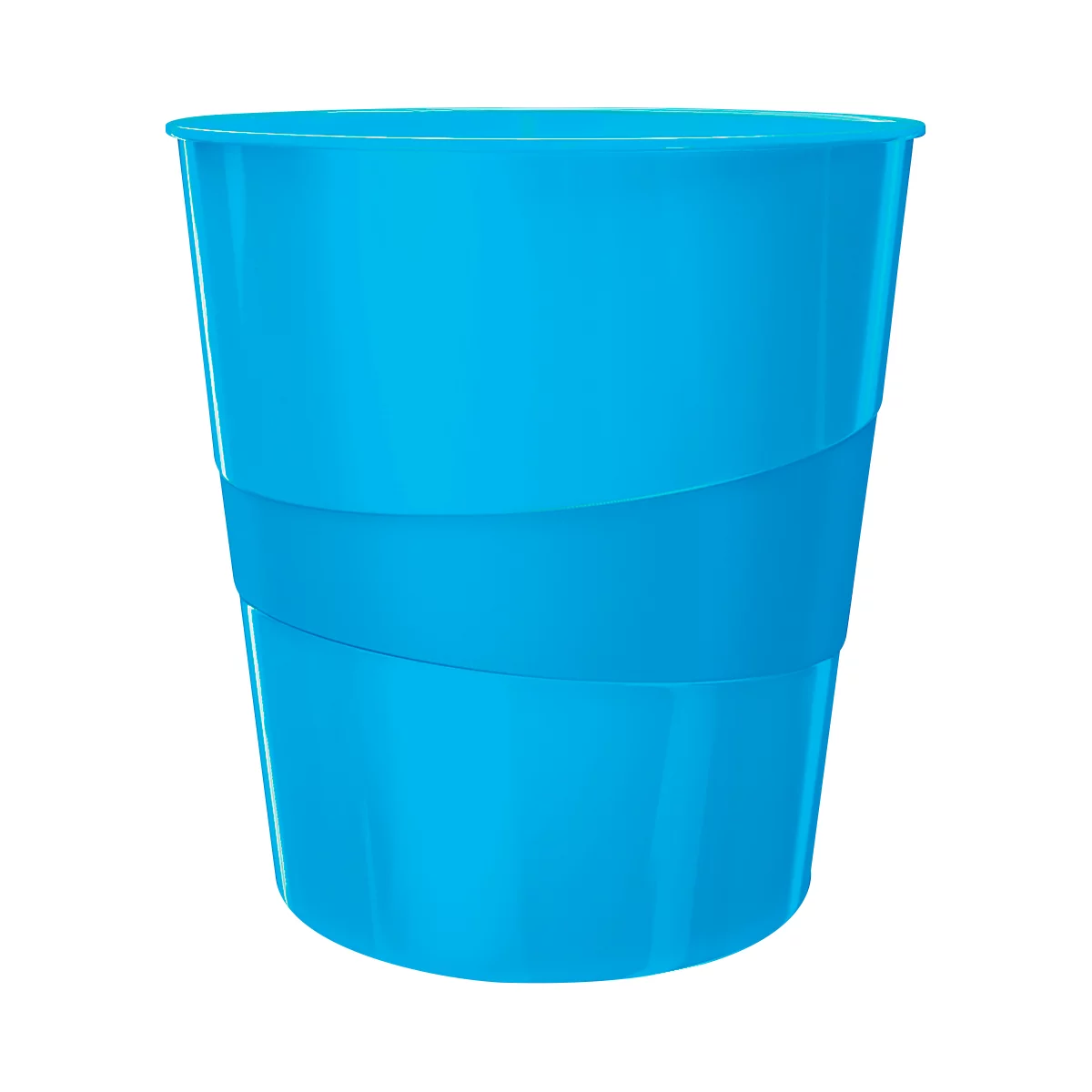 Corbeille à papier WOW LEITZ®, 15 L, bleu