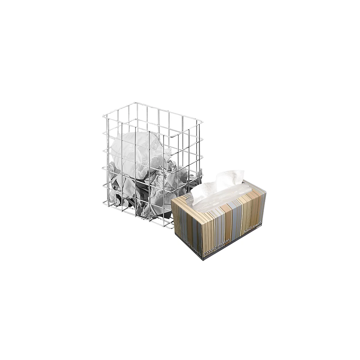 Corbeille de collecte petit format + boîte d'essuie-mains KLEENEX® Ultra Soft GRATUITE