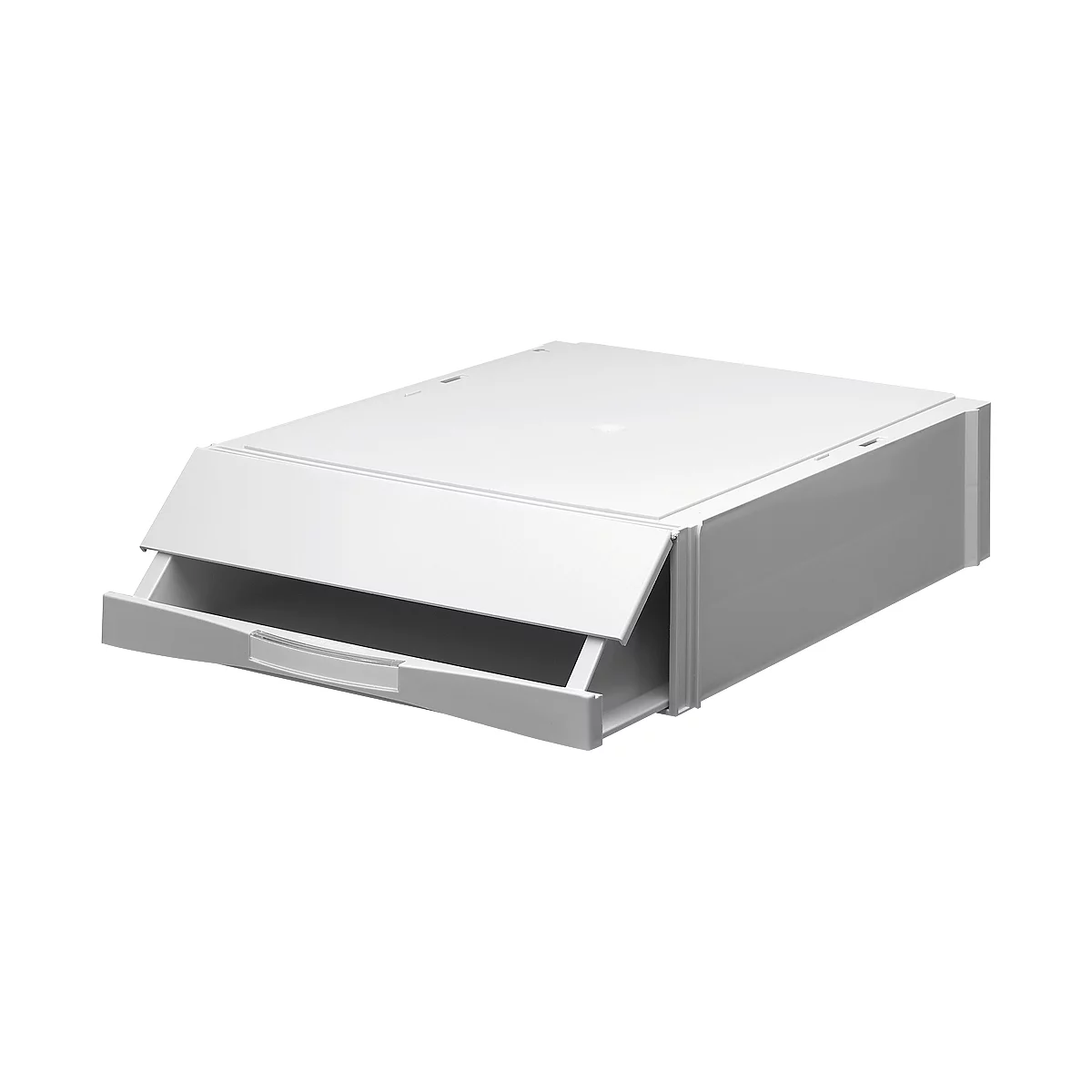 Corbeille porte-produit PAS-Plus 90 ATLANTA, 1 tiroir, format C4, polystyrène